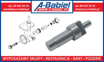 Wałek napędowy ślimaka do wilka 12