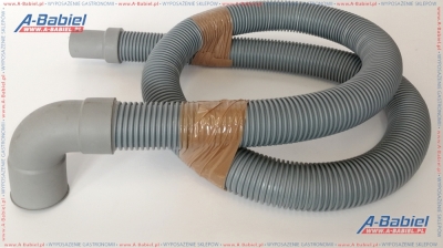 Wąż odpływowy z kolanem, kolano 40mm, dł. 1500mm SILANOS E45, E50, DIHR G12S