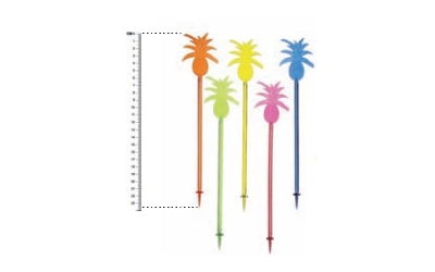 Mieszadełka/widelczyki plastikowe- ananas 